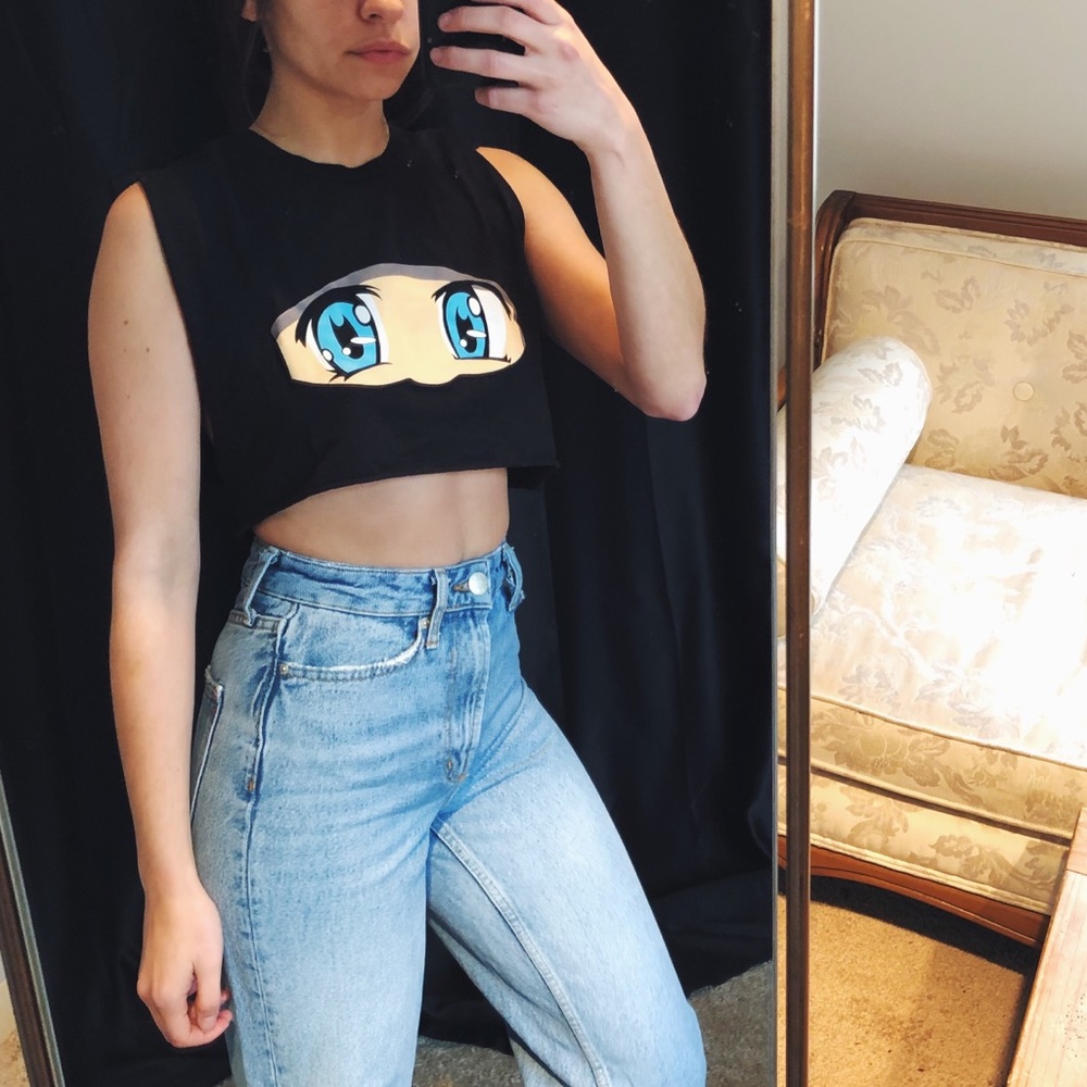 Reworked Ninja Crop Muscle Tee